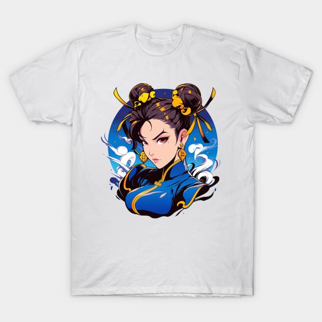 chun li T-Shirt by skatermoment